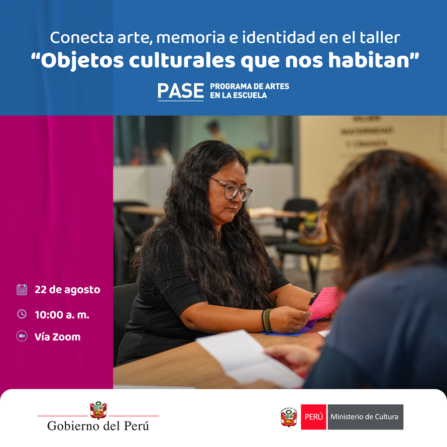 TALLER GRATUITO Objetos culturales que nos habitan PASE