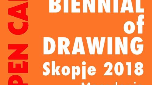 CONVOCATORIA "OSTEN BIENNIAL of DRAWING Skopje 2018"