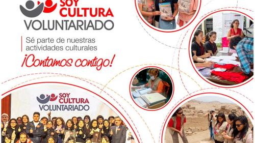 [CONVOCATORIA] "SOY CULTURA" VOLUNTARIADO 2018-I