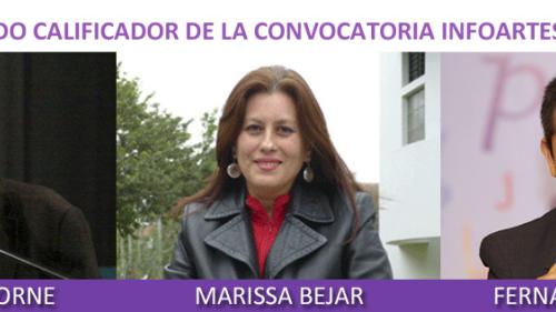 Jurado calificador de la Convocatoria INFOARTES 2017