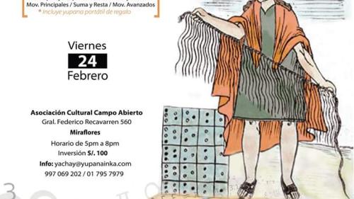 [Workshop] Iniciación en la Matemática Inka – Viernes 24 de febrero