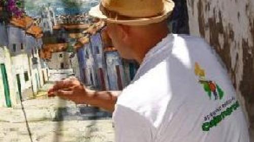 Cientos de pintores participaron en IV Concurso Internacional de Pintura Rápida 2014 en Cajamarca