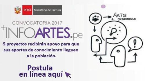 [Recordatorio - Cierre de Convocatoria INFOARTES 2017]