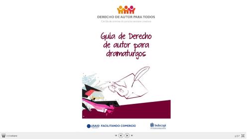 derechos autor dramaturgos