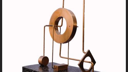 [Expo] “Naturaleza, geometría y color”, esculturas del maestro Felipe Escalante en galería Mansión Eiffel. Hasta 30/10/2017