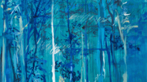 pintura azul