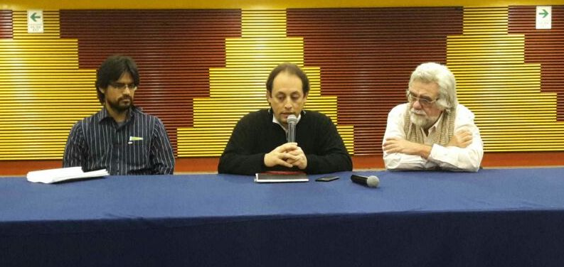 De derecha a izquierda: Quezada, Valcárcel y Roncagliolo.